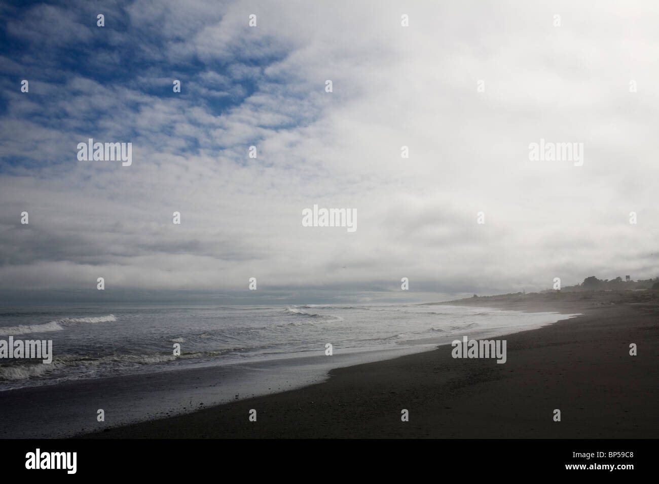 Plage de Hokitika Hokitika dans le Westland District of New Zealand's South Island. Banque D'Images Plage de Hokitika Hokitika dans le Westland District of New Zealand's South Island. Banque D'Images