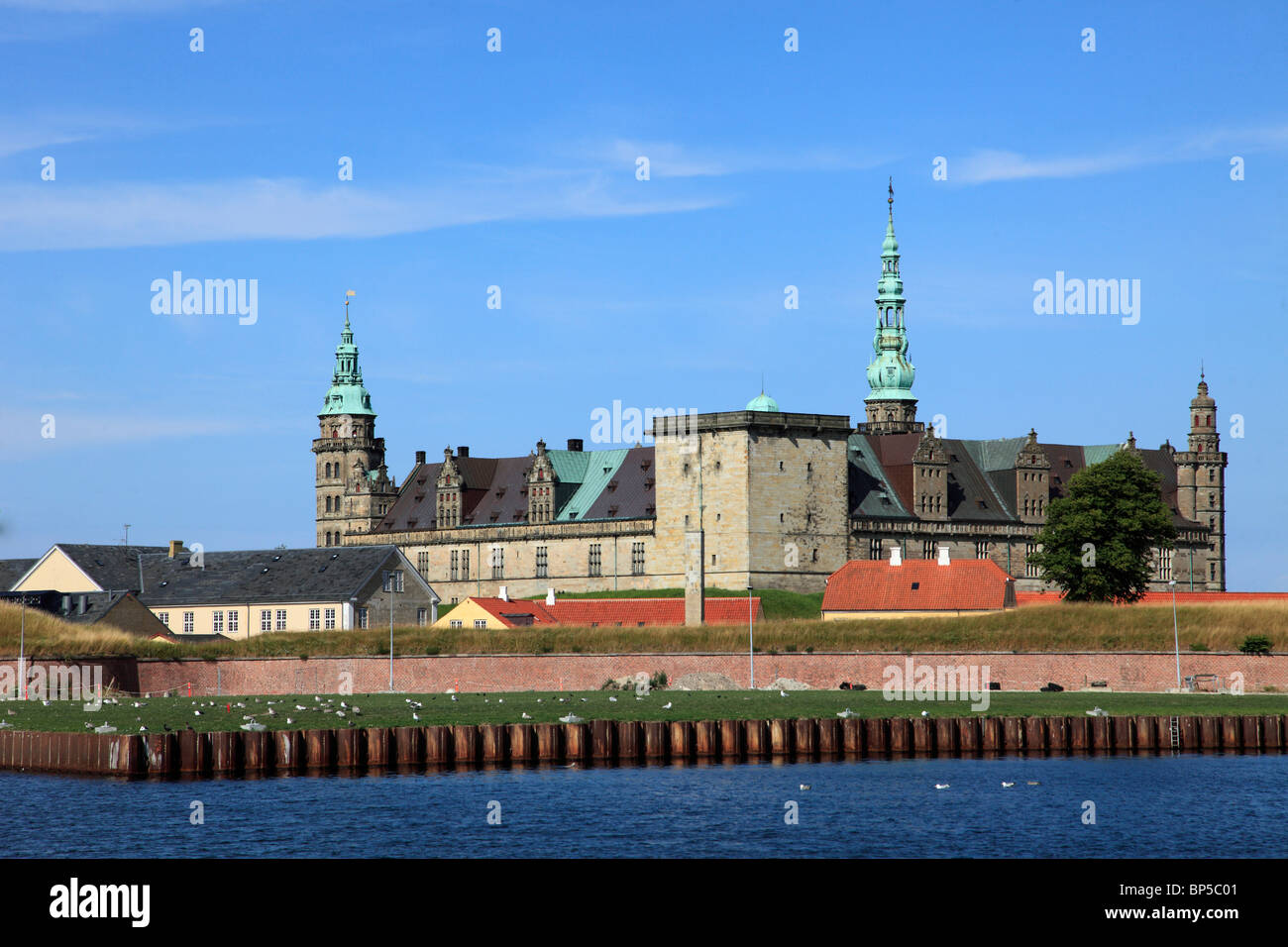 Le Danemark, la Nouvelle-Zélande, Helsingor, le Château de Kronborg, Banque D'Images