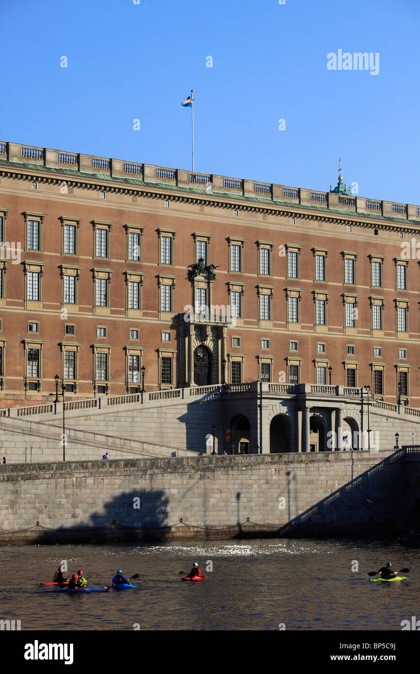 La Suède, Stockholm, Gamla Stan, Palais Royal, Banque D'Images