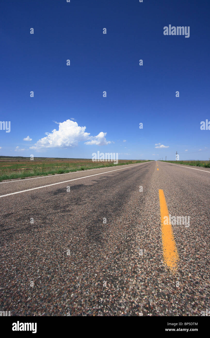 Signalisation sur une autoroute, Groom, USA Banque D'Images