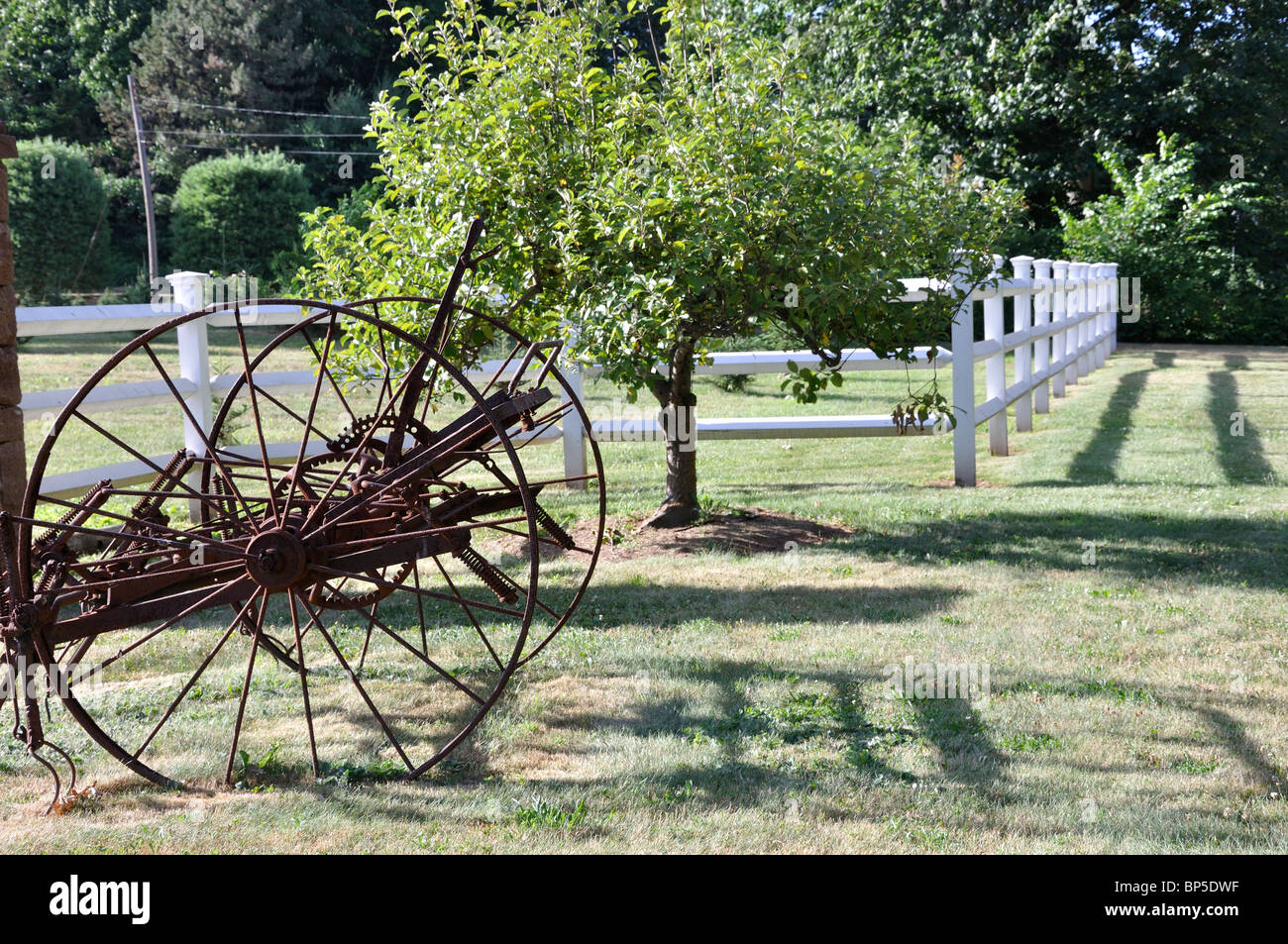 La campagne de la Nouvelle-Angleterre, New York, USA Banque D'Images