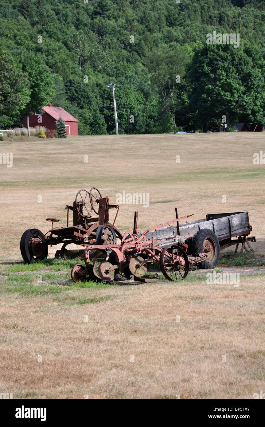 La campagne de la Nouvelle-Angleterre, New York, USA Banque D'Images