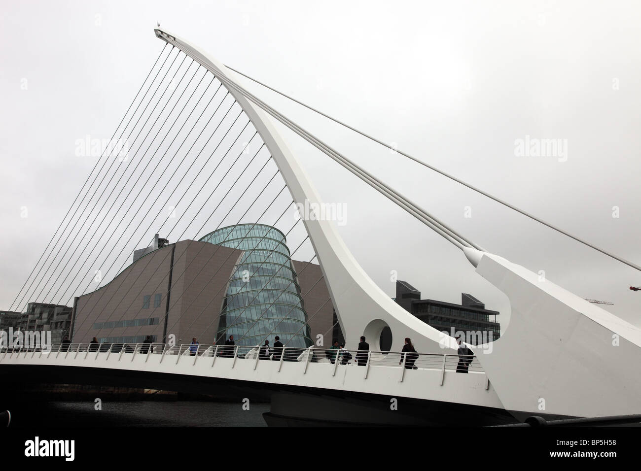 Samuel Beckett Bridge, rivière Liffey, Dublin Docklands Banque D'Images