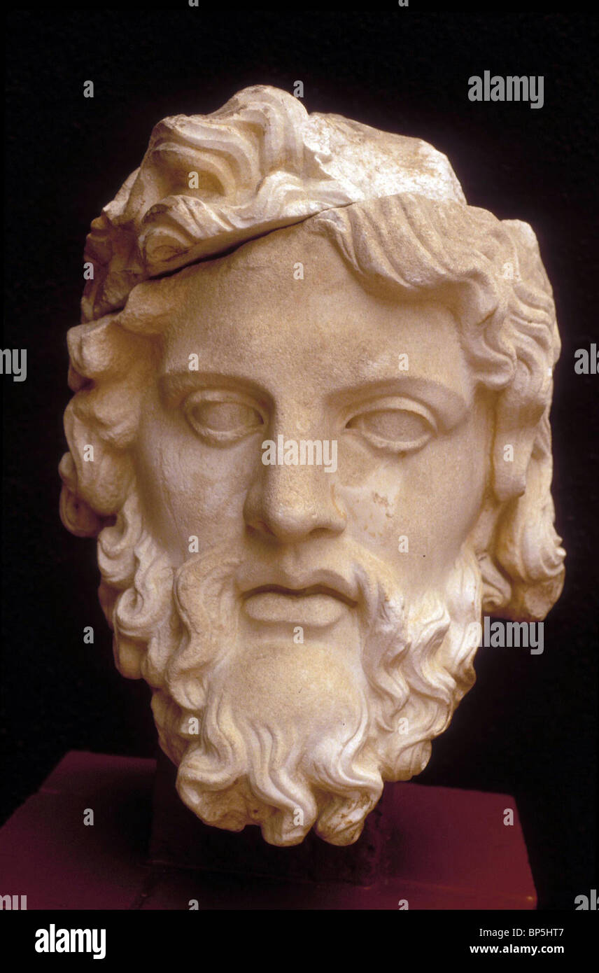 3292. ZEUSS - buste en marbre d'Ephèse Banque D'Images