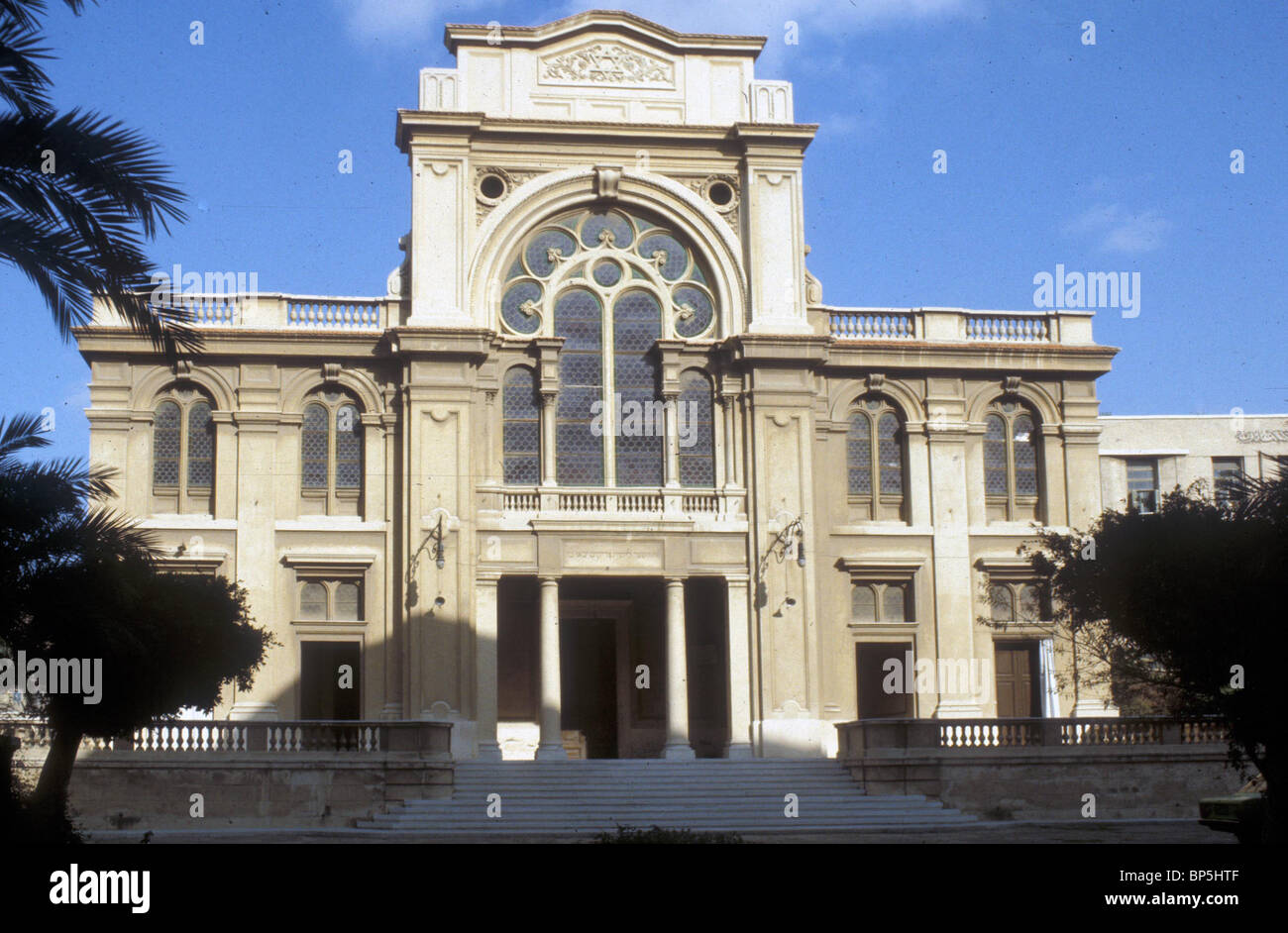 3322. L 'ELIYAHU HA'NAVI' SYNAGOGUE à Alexandrie (Egypte), construit au 19e. C. Banque D'Images
