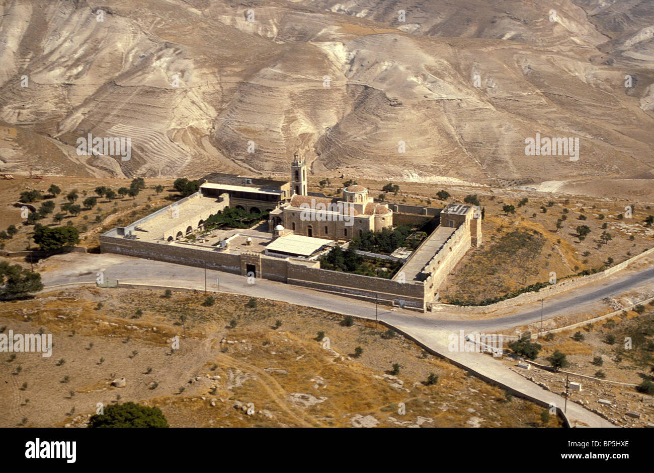 Monastère de ST. Théodose EST DE BETLECHEM. Selon la tradition, les trois mages restés ICI SUR LA PREMIÈRE NUIT DE LEUR Banque D'Images