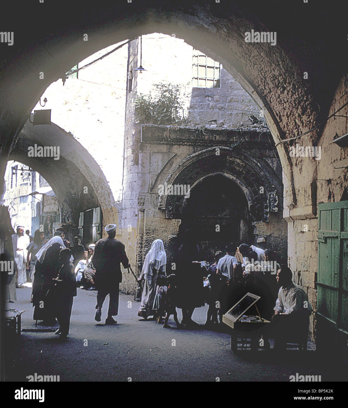 4483. Jérusalem, VIEILLE VILLE Scène de rue Banque D'Images