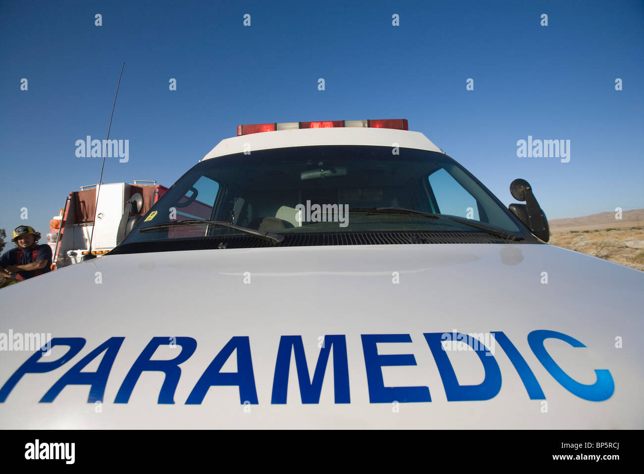 Ambulanciers paramédicaux Banque D'Images