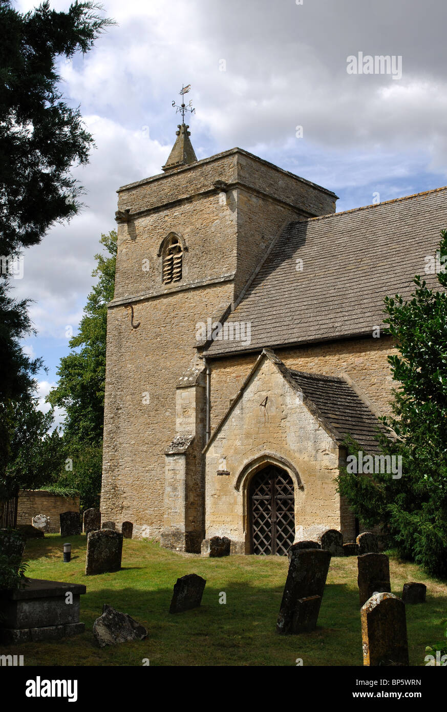 Église St Giles, Oddington, Oxfordshire, England, UK Banque D'Images