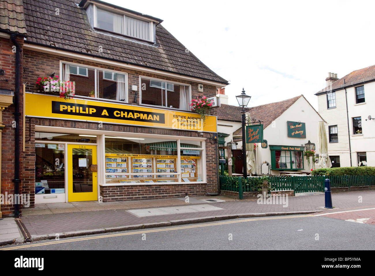 Hythe Kent scènederue Banque D'Images