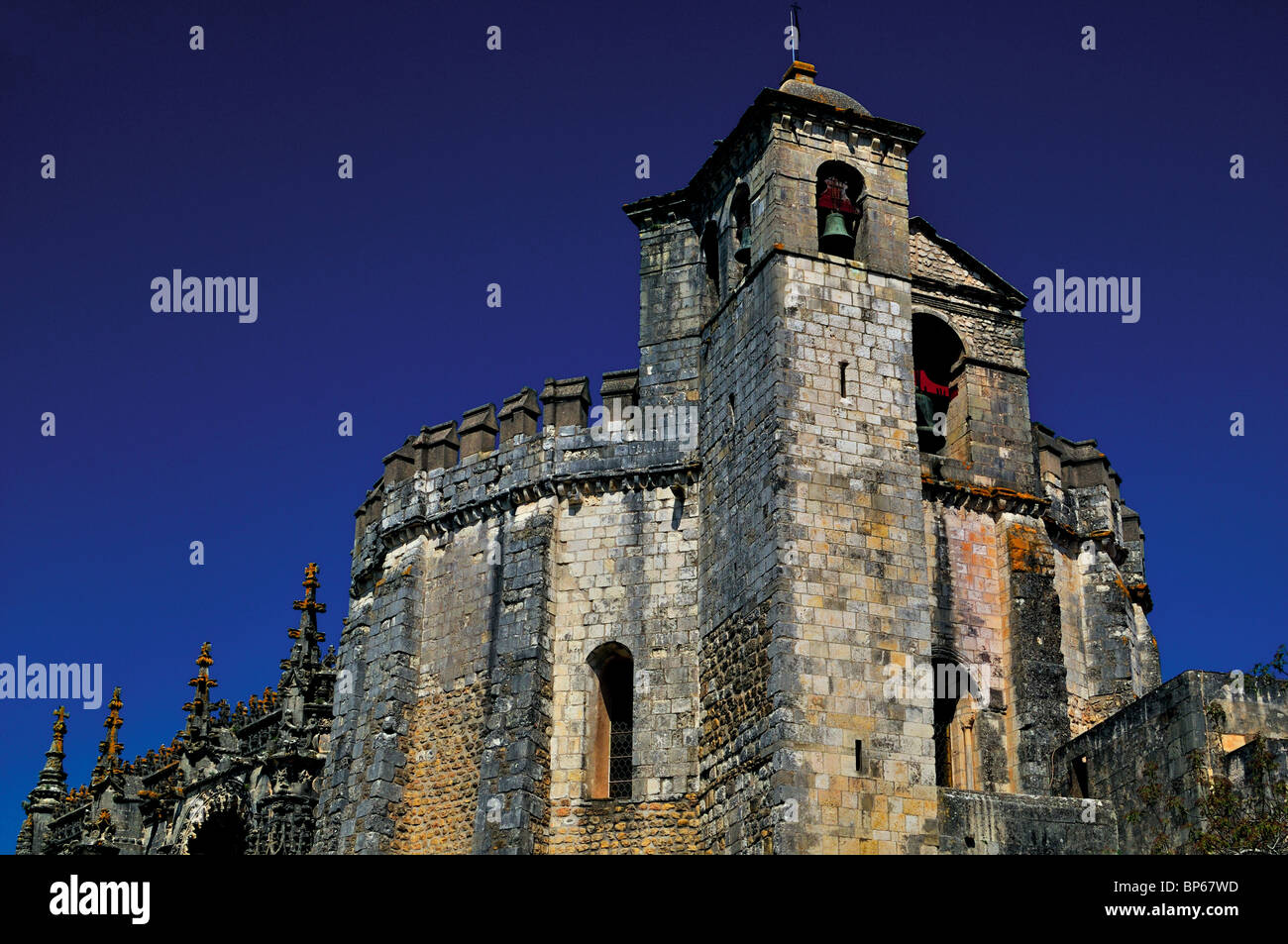 Portugal : église du Convento do Cristo dans Toma Banque D'Images