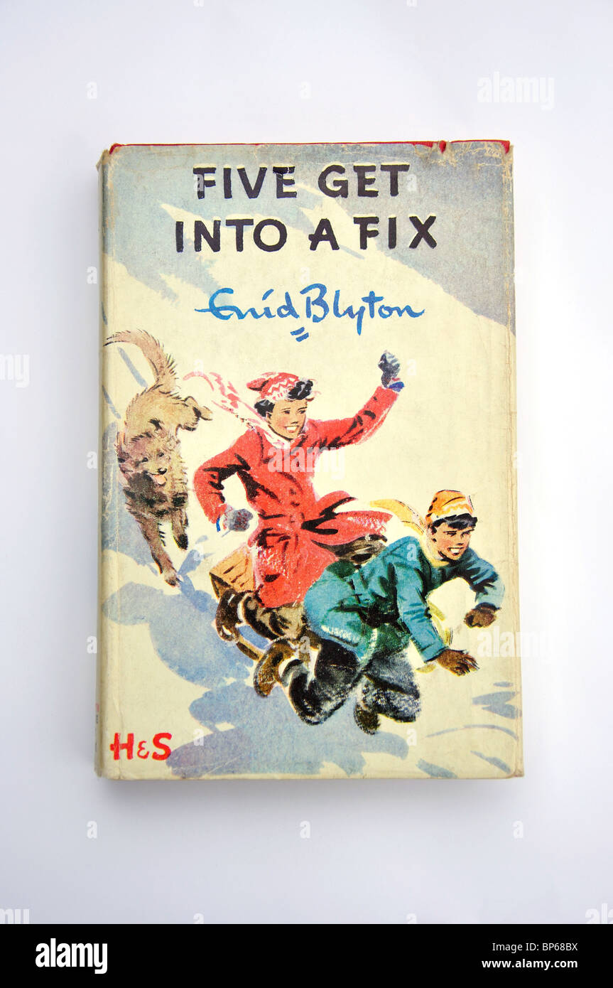 Enid Blyton's 'Cinq entrer dans un fix' dix-septième livre cinq femmes célèbres, Ascot, Berkshire, Angleterre, Royaume-Uni Banque D'Images