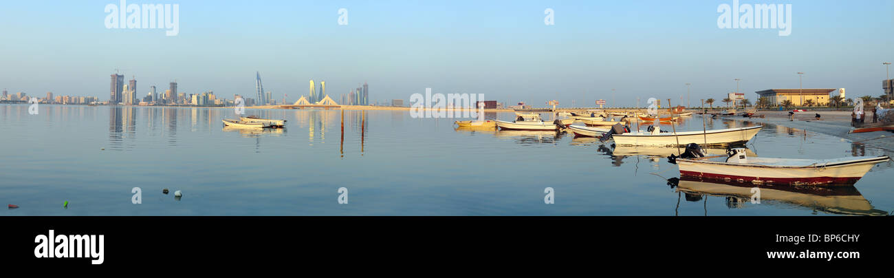 Manama, Bahreïn, la deuxième plus grande ville Banque D'Images