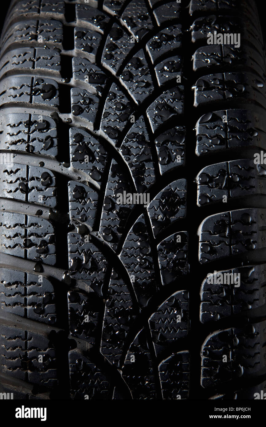 Extreme close up d'un pneu, full frame Banque D'Images Extreme close up d'un pneu, full frame Banque D'Images