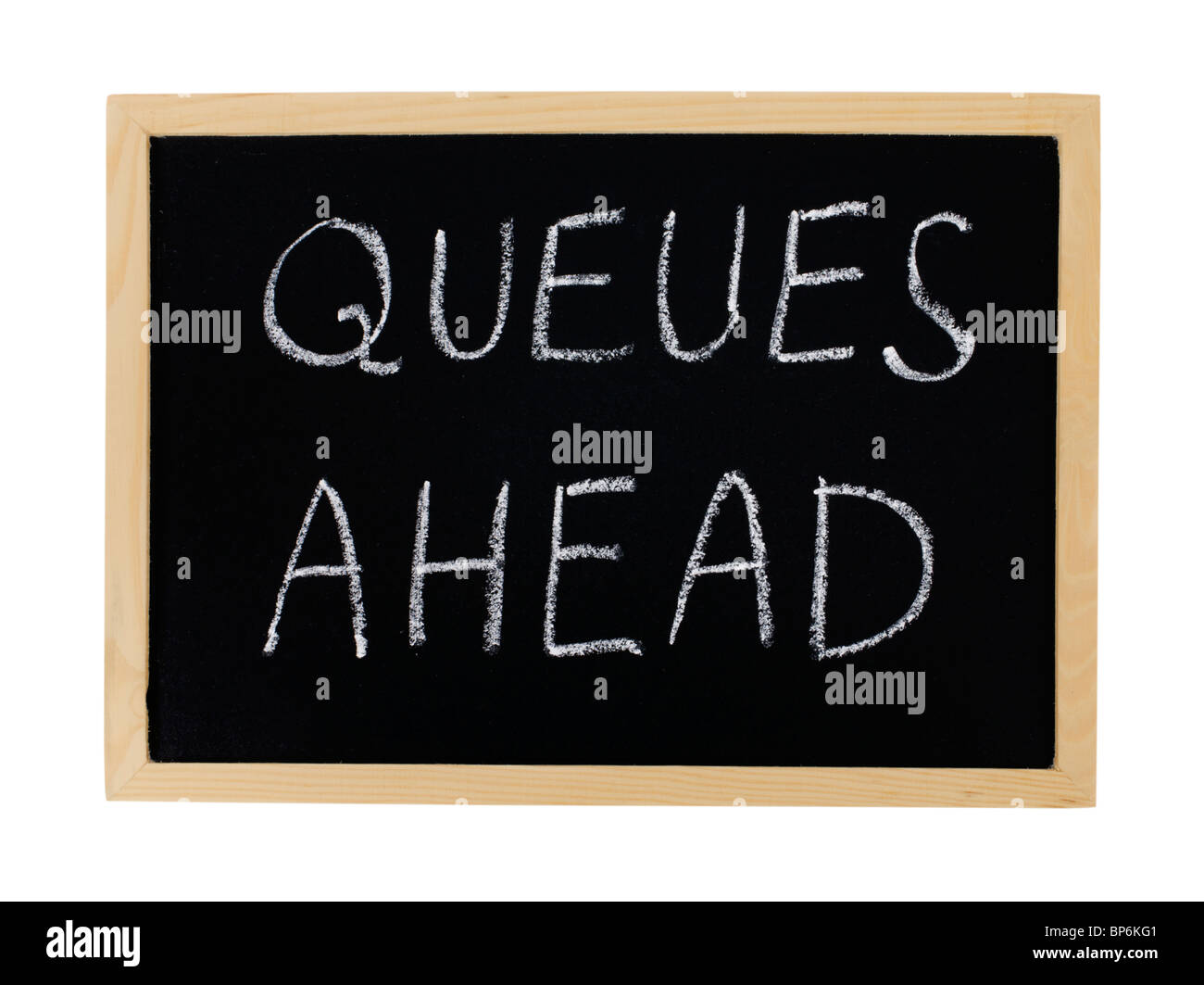Tableau signe, les files d'avant. Cut Out. Banque D'Images