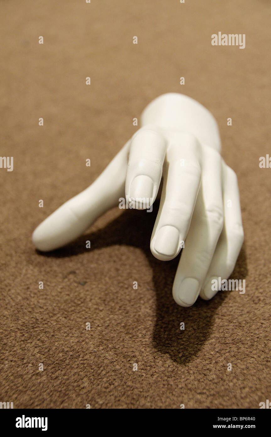 Un mannequin hand Banque D'Images