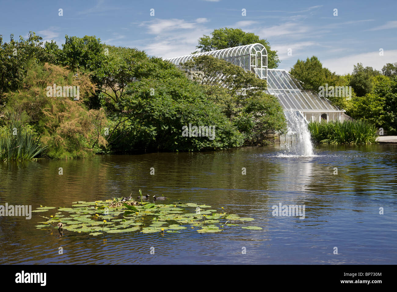 Une véranda à Kew Gardens Londres Banque D'Images