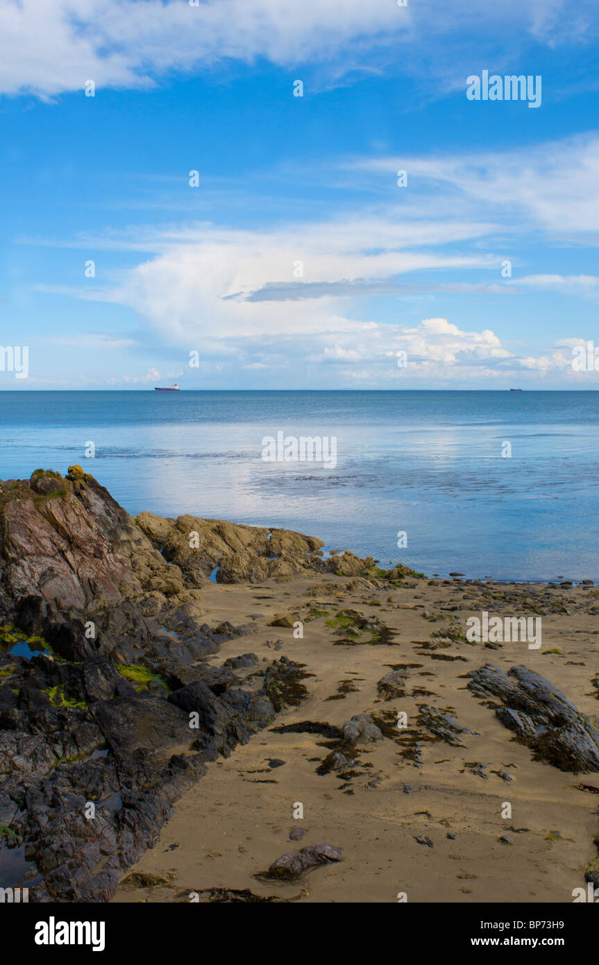 La plage de Belfast, comté de Down, Irlande du Nord. Banque D'Images