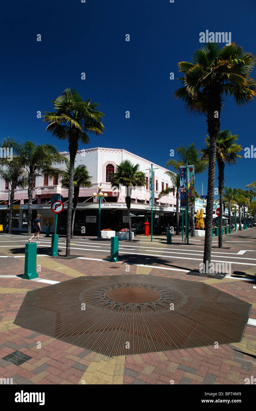 Napier High Street. Nouvelle Zélande Banque D'Images