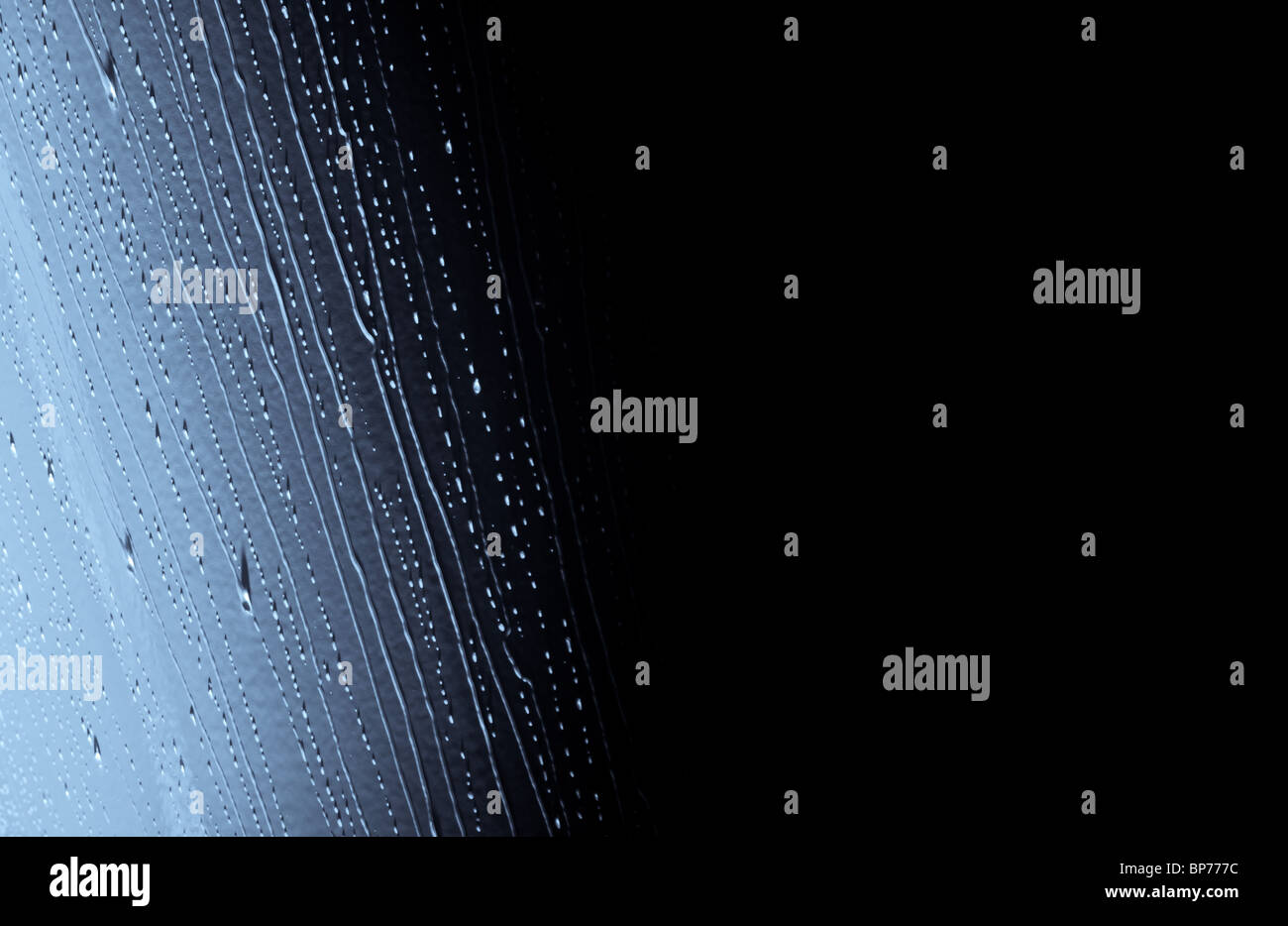 La pluie froide Copyspace Banque D'Images
