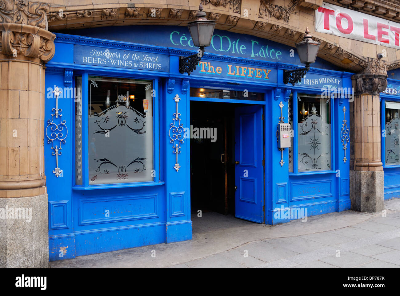 Le Bar irlandais Liffey sur Renshaw Street, Liverpool City Centre. Banque D'Images