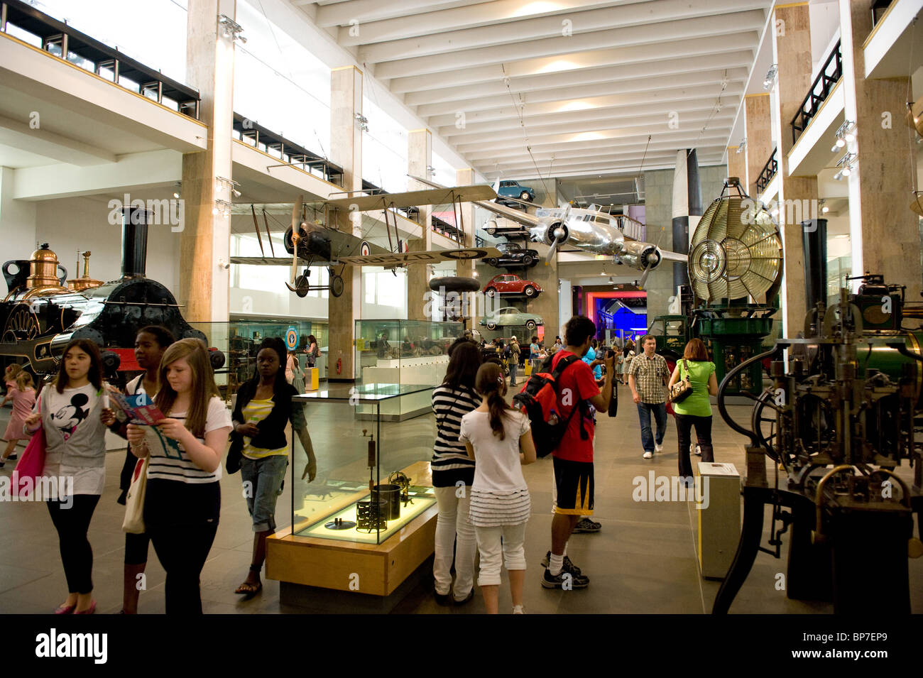 Stephenson's Rocket dans le Musée des sciences de Londres, UK 2010 Banque D'Images