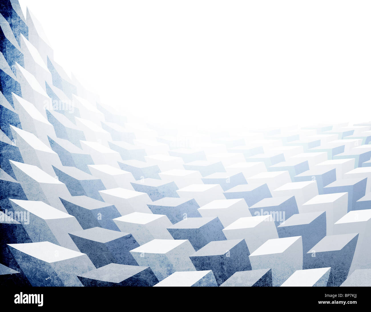 Vintage background 3D (format lettre, orientation horizontale) Banque D'Images