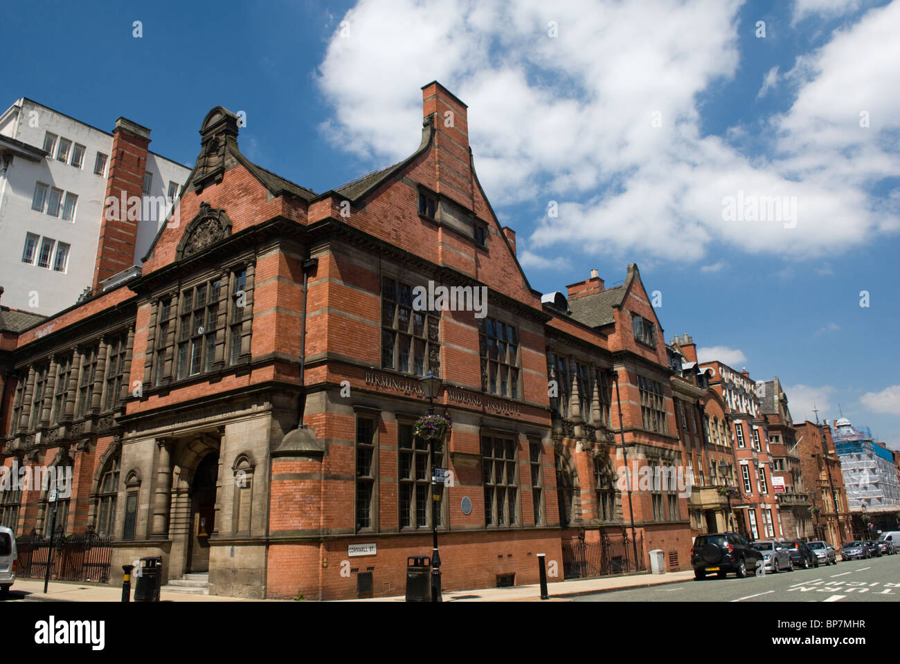 L'Institut & Midland Birmingham, Birmingham, West Midlands, Angleterre. Banque D'Images