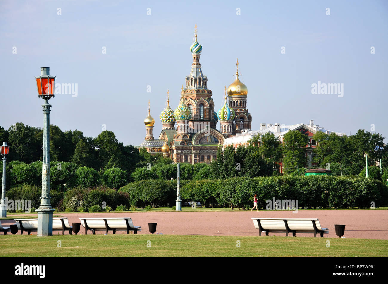 L'Église du Sauveur sur le Sang Versé de Champ de Mars, Saint Petersburg, Russie, Région Nord-Ouest Banque D'Images