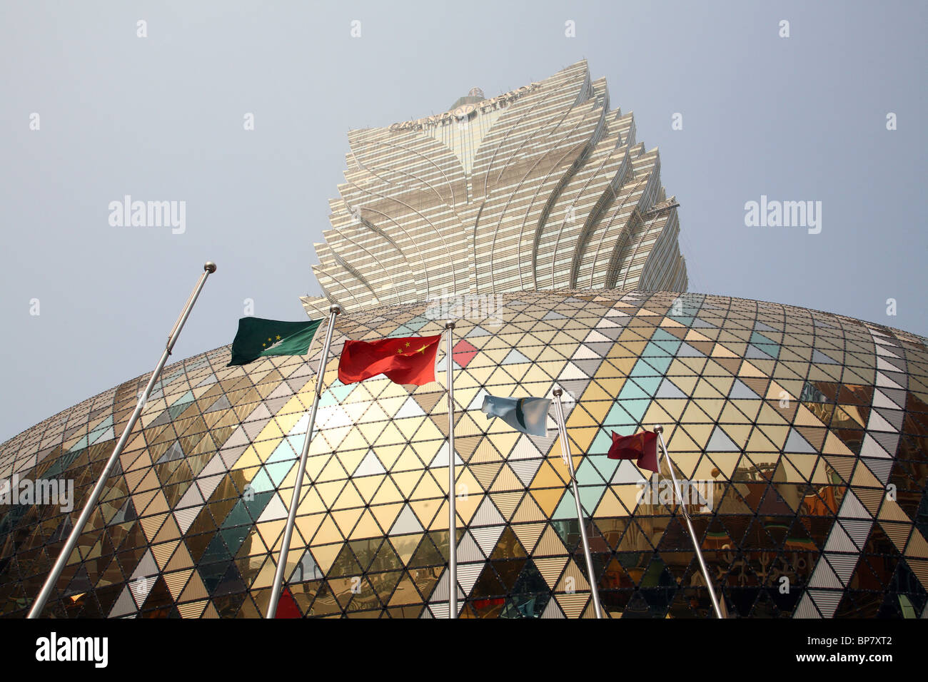 Hôtel et casino Grand Lisboa, Macao, Chine Banque D'Images