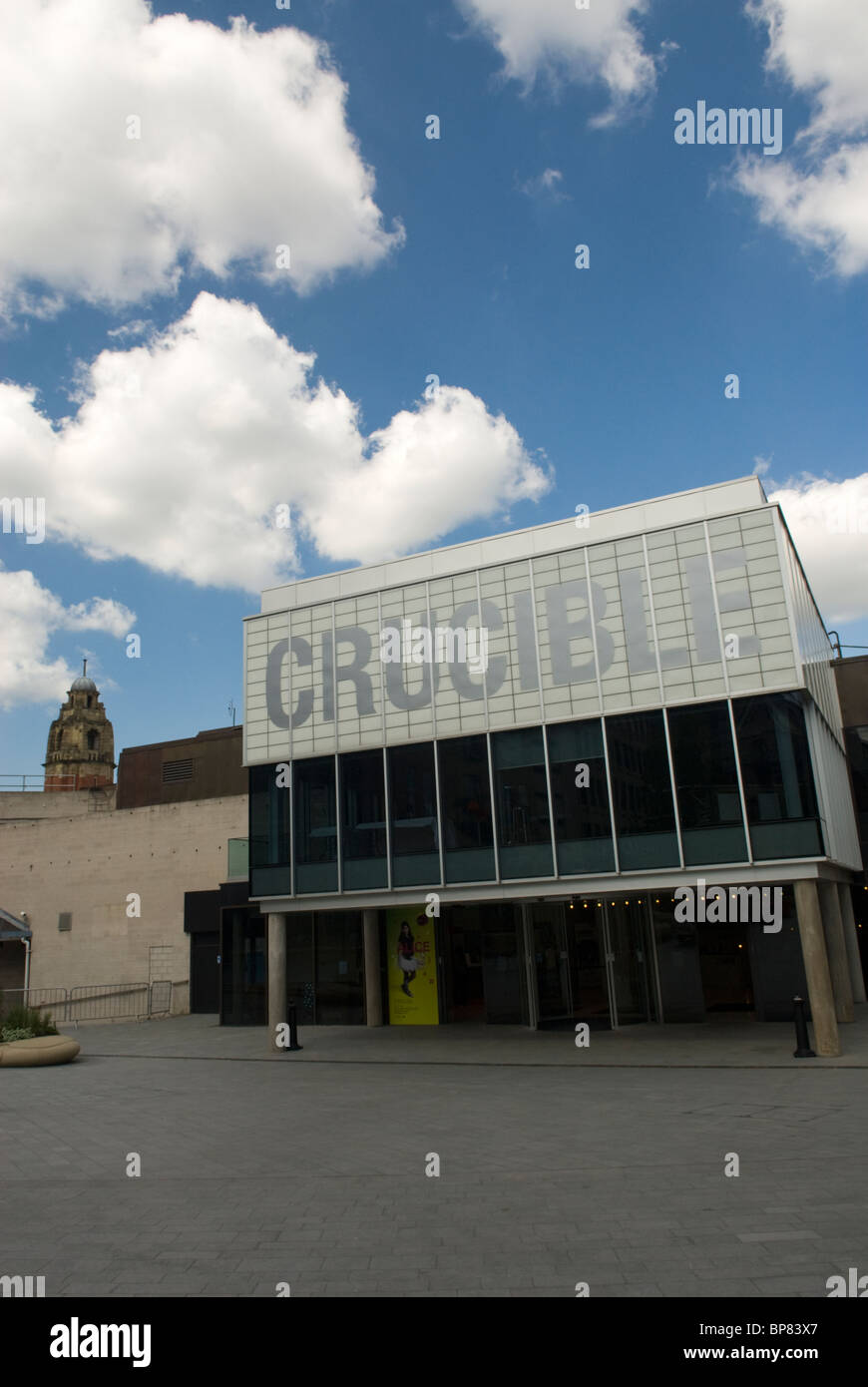 The Crucible Theatre, Sheffield, South Yorkshire, Angleterre. Banque D'Images