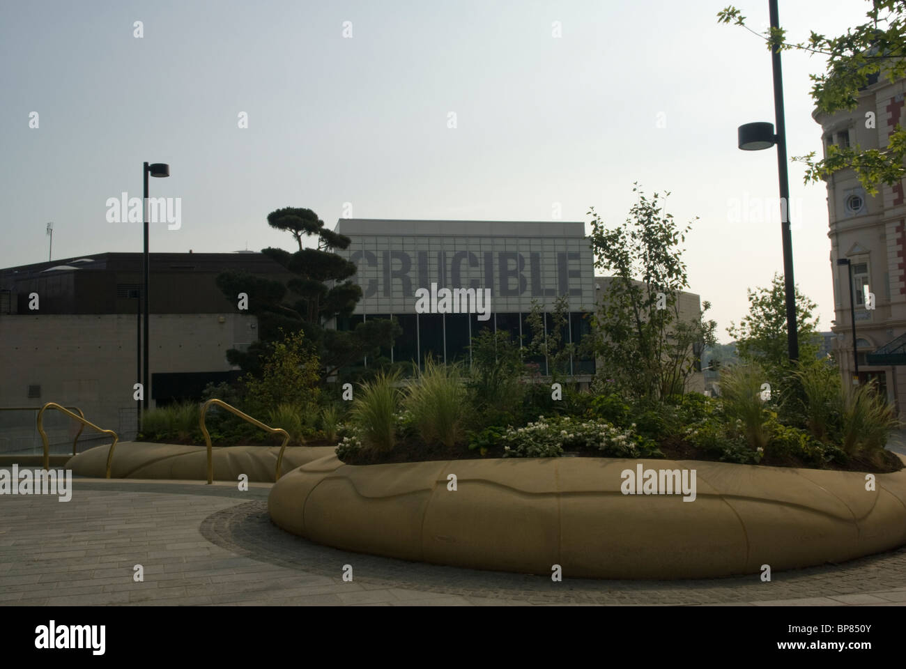 The Crucible Theatre, Sheffield, South Yorkshire, Angleterre. Banque D'Images