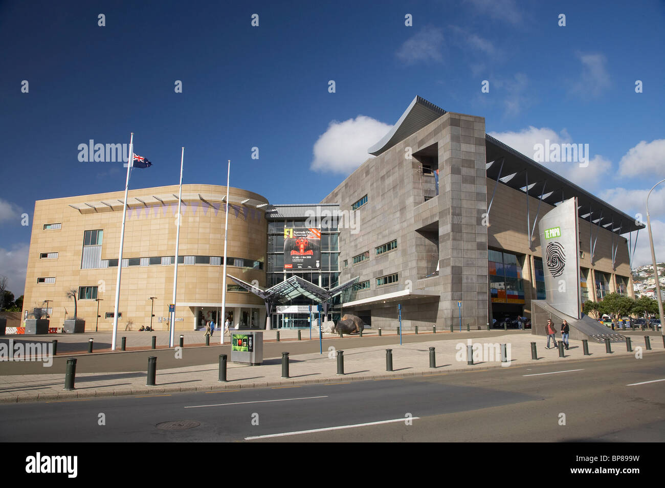 Le Musée Te Papa de Nouvelle-Zélande, Wellington, Île du Nord, Nouvelle-Zélande Banque D'Images