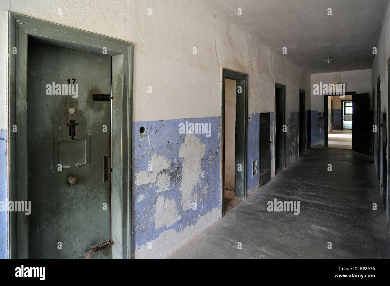 Des cellules d'isolement à Natzweiler-Struthof, seulement WW2 camp de concentration créé par les Nazis sur le territoire français, Alsace, France Banque D'Images