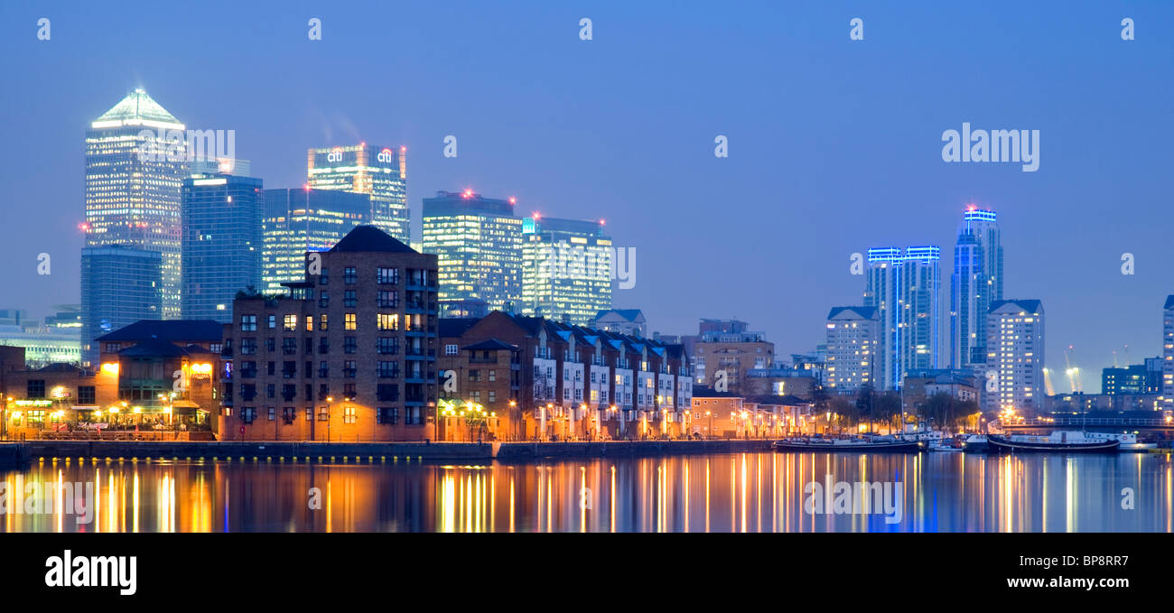 Groenland Dock, Surrey Quays, Rotherhithe, Londres SE16, Royaume-Uni Banque D'Images