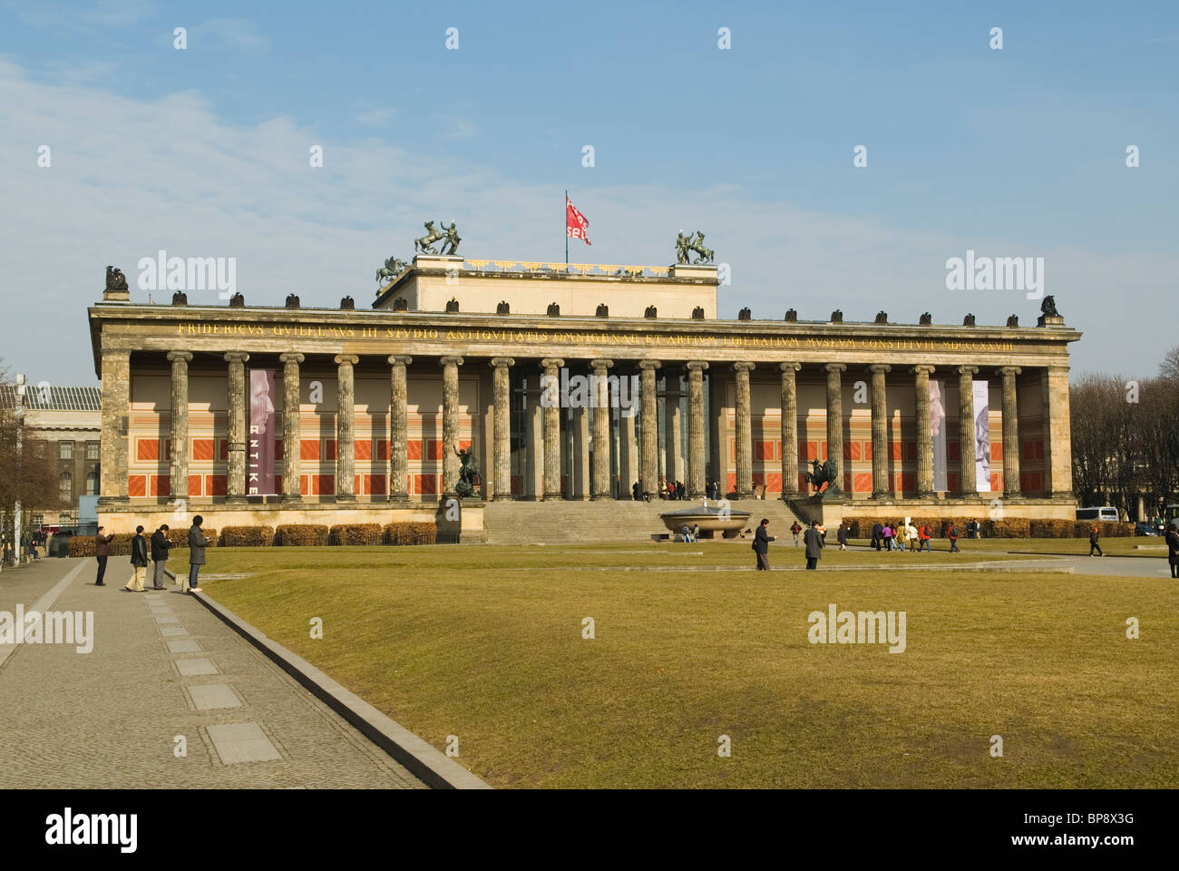 Altes Museum (musée de l'ancienne île aux musées) Berlin Allemagne Banque D'Images