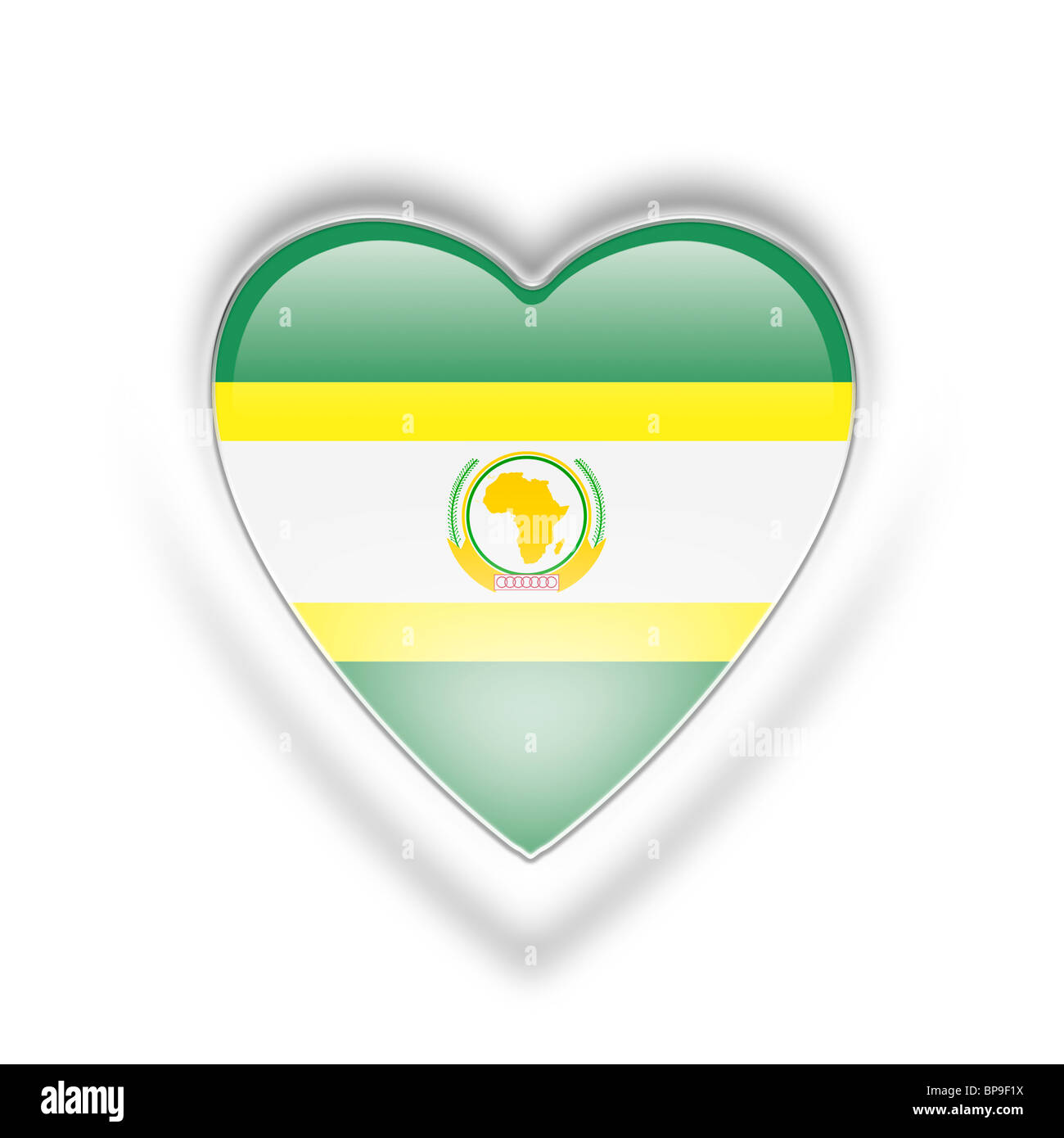 Drapeau de l'Union africaine Banque D'Images
