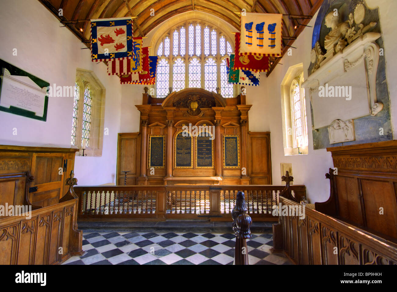 Chapelle de Rycote Thame Oxfordshire église médiévale Banque D'Images