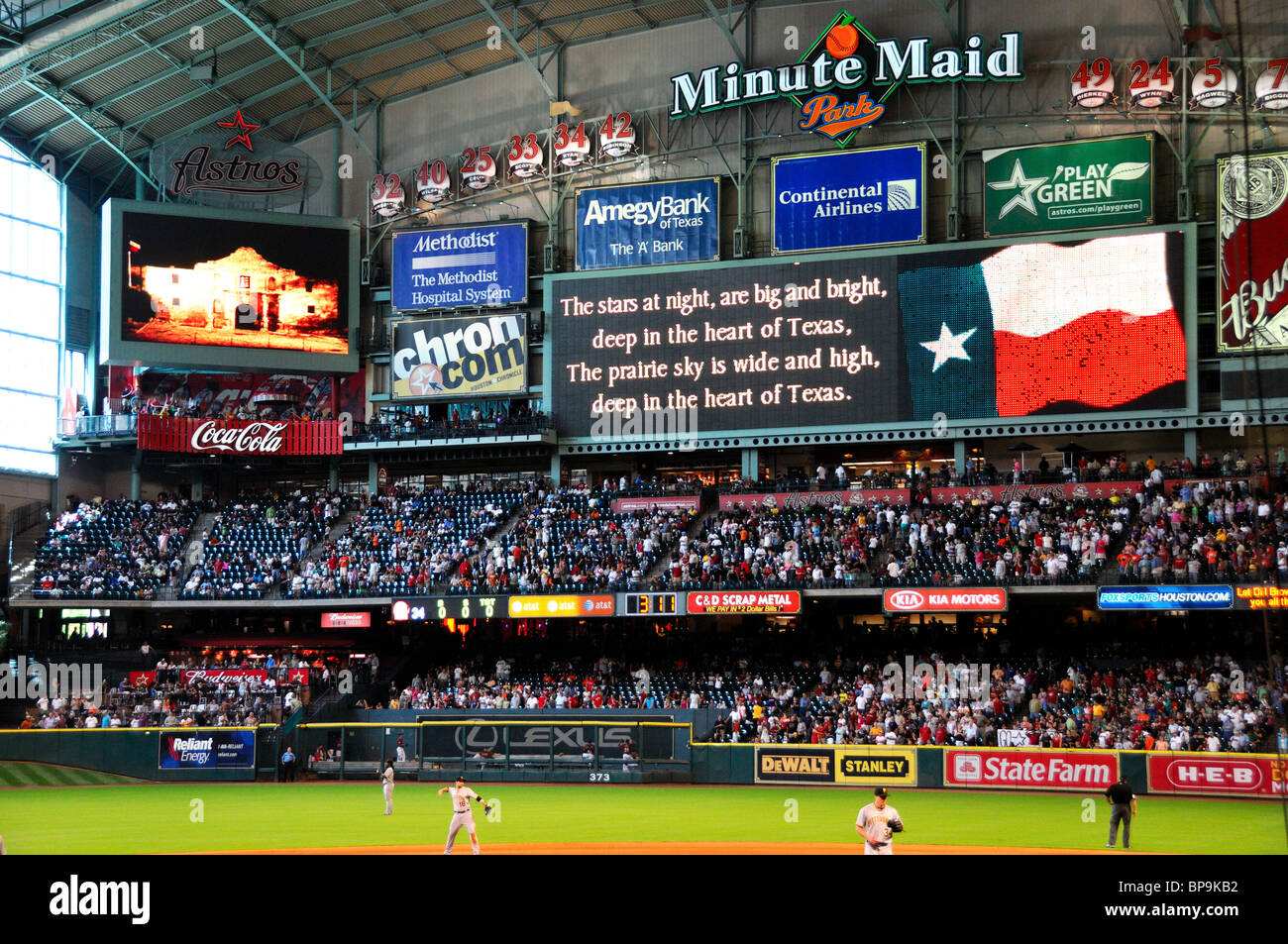 Le Houston Astro le Minute Maid Park. Houston, Texas, USA Photo Stock -  Alamy