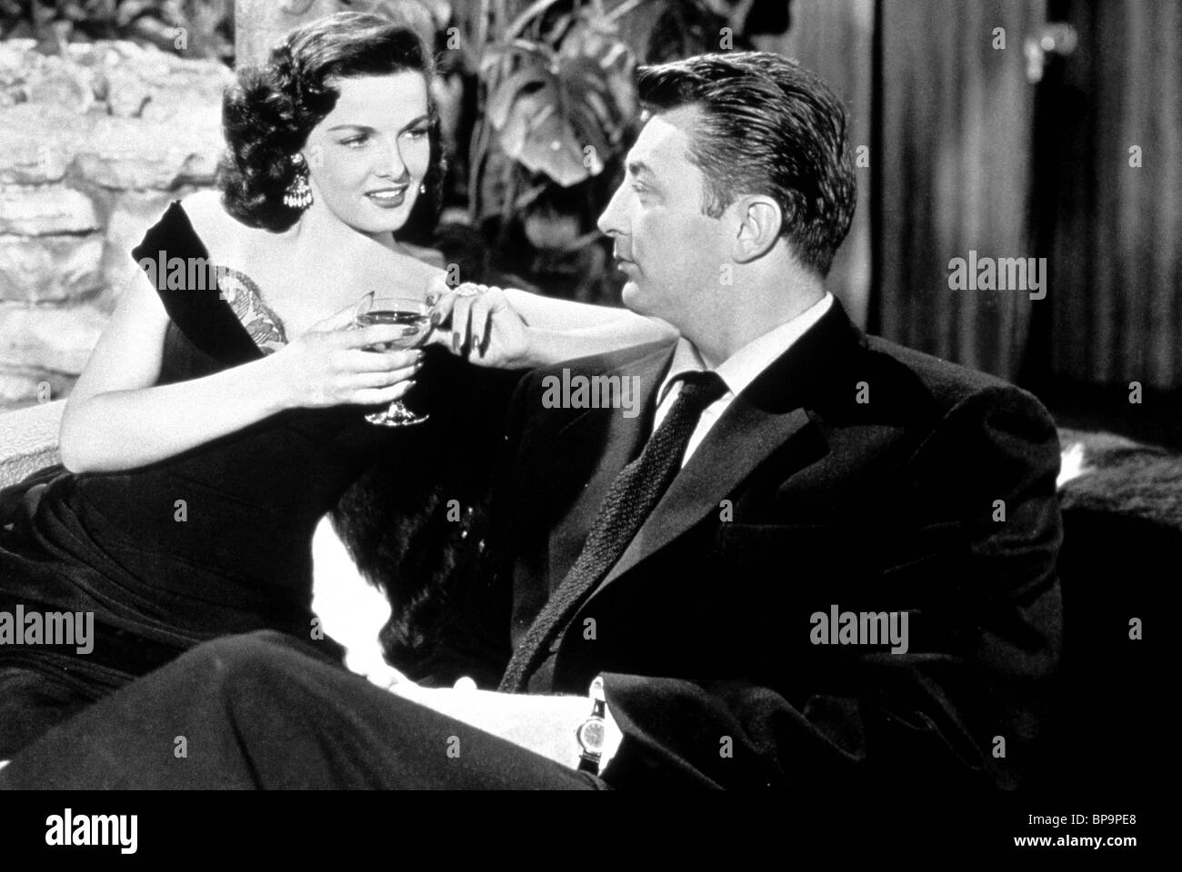 JANE RUSSELL, Robert Mitchum, son type de femme, 1951 Banque D'Images