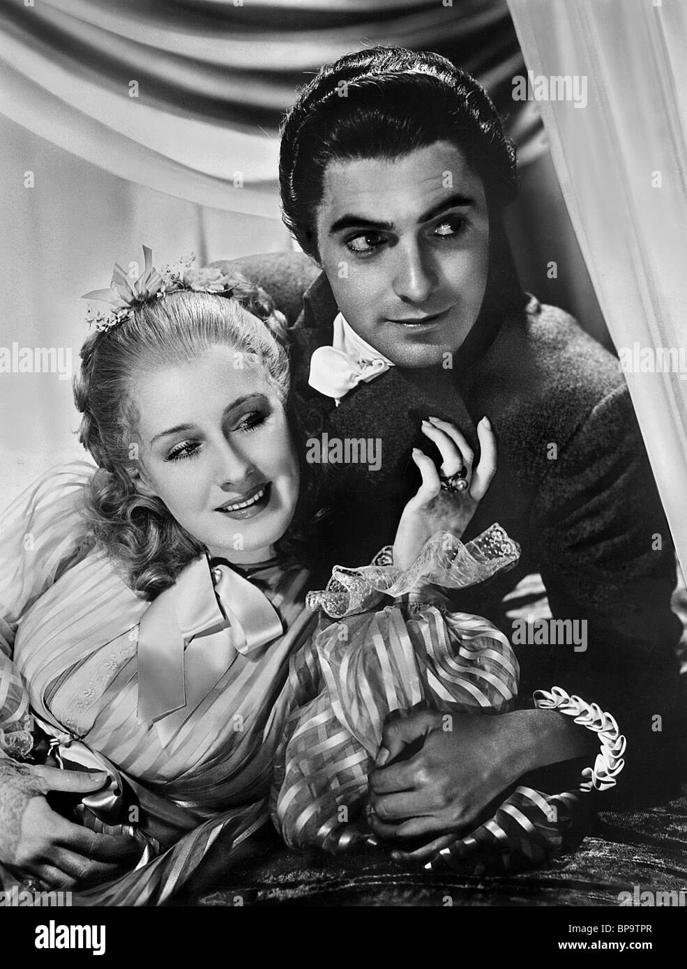 NORMA SHEARER, TYRONE POWER, Marie Antoinette, 1938 Banque D'Images