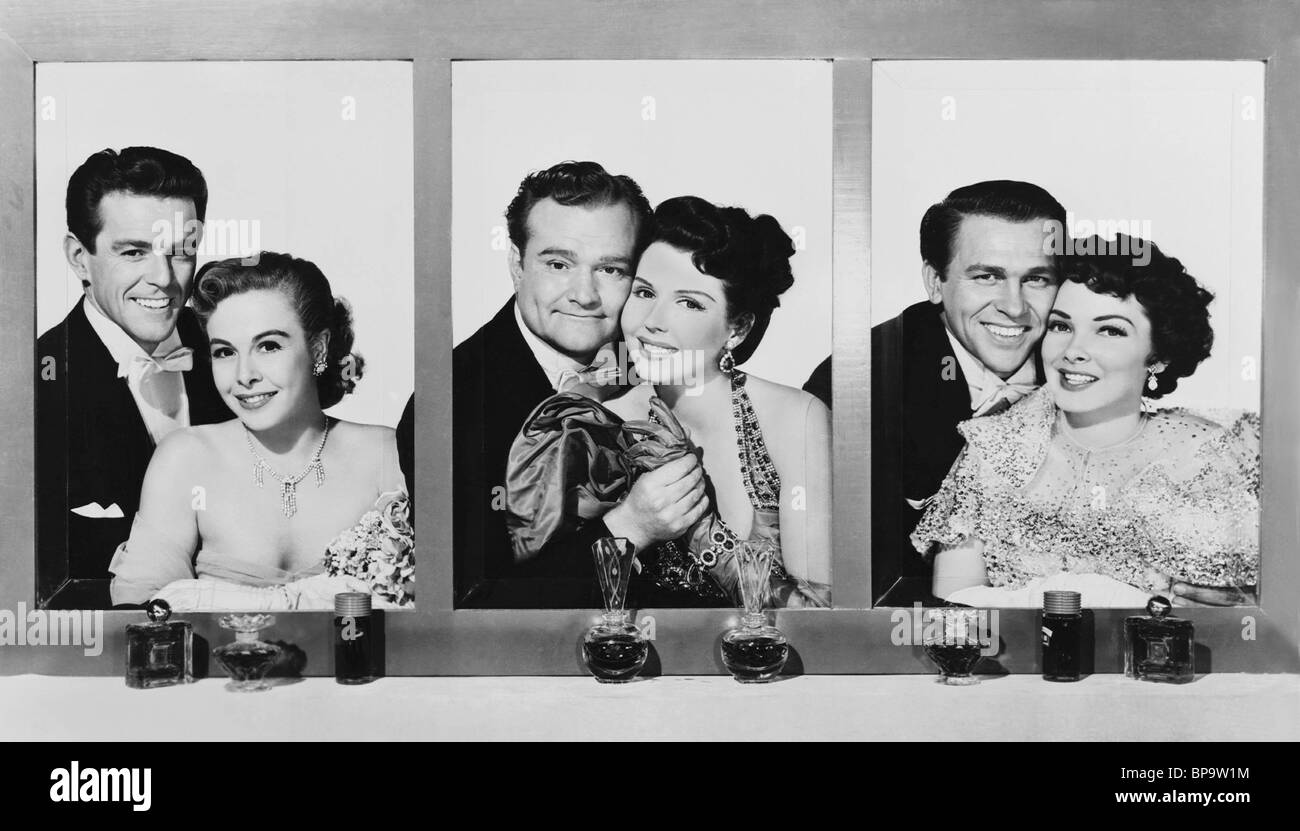 RED SKELTON, ANN MILLER, Howard Keel, KATHRYN GRAYSON, joli à regarder, 1952 Banque D'Images