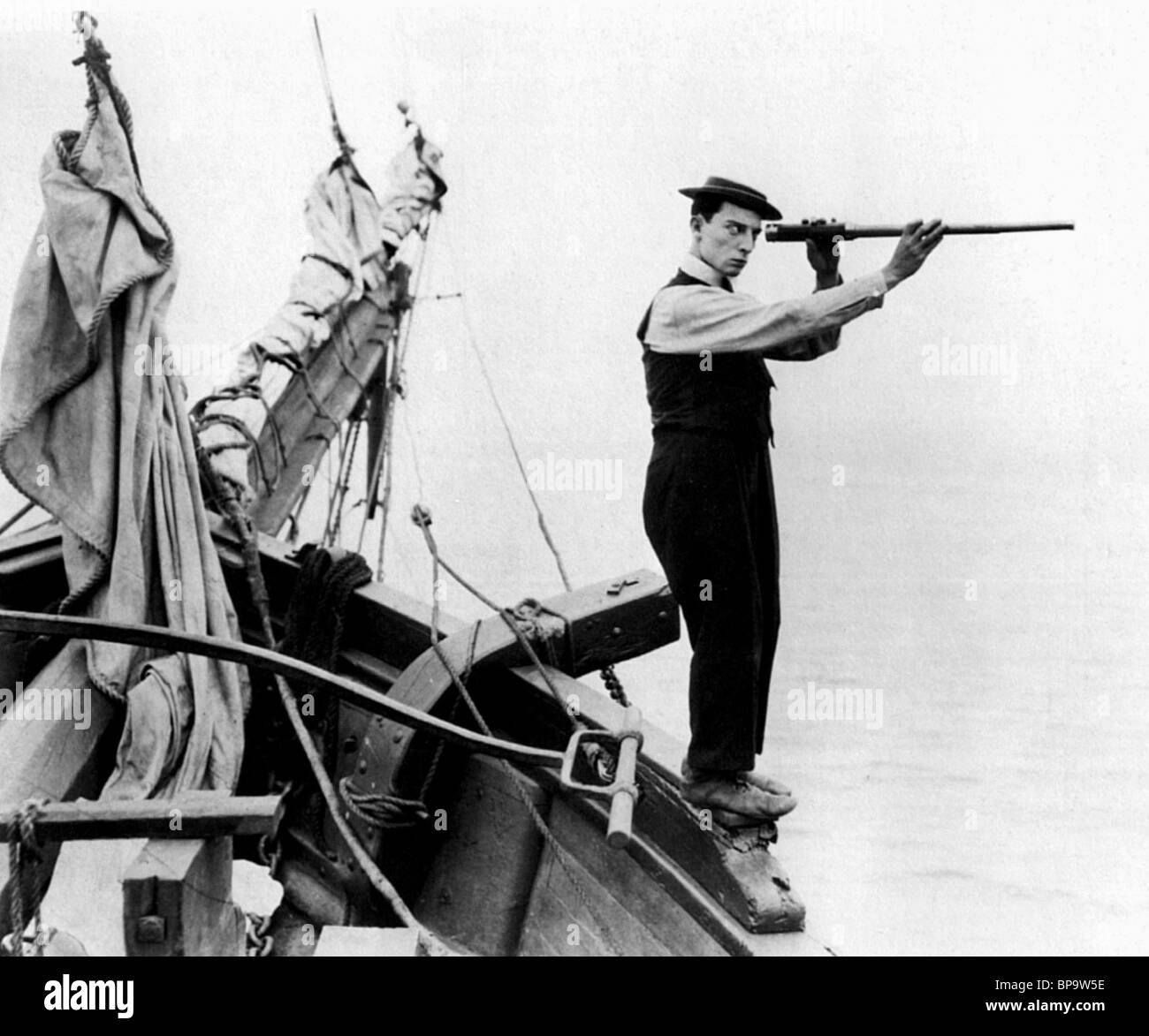 Le navigateur de Buster Keaton (1924) Banque D'Images