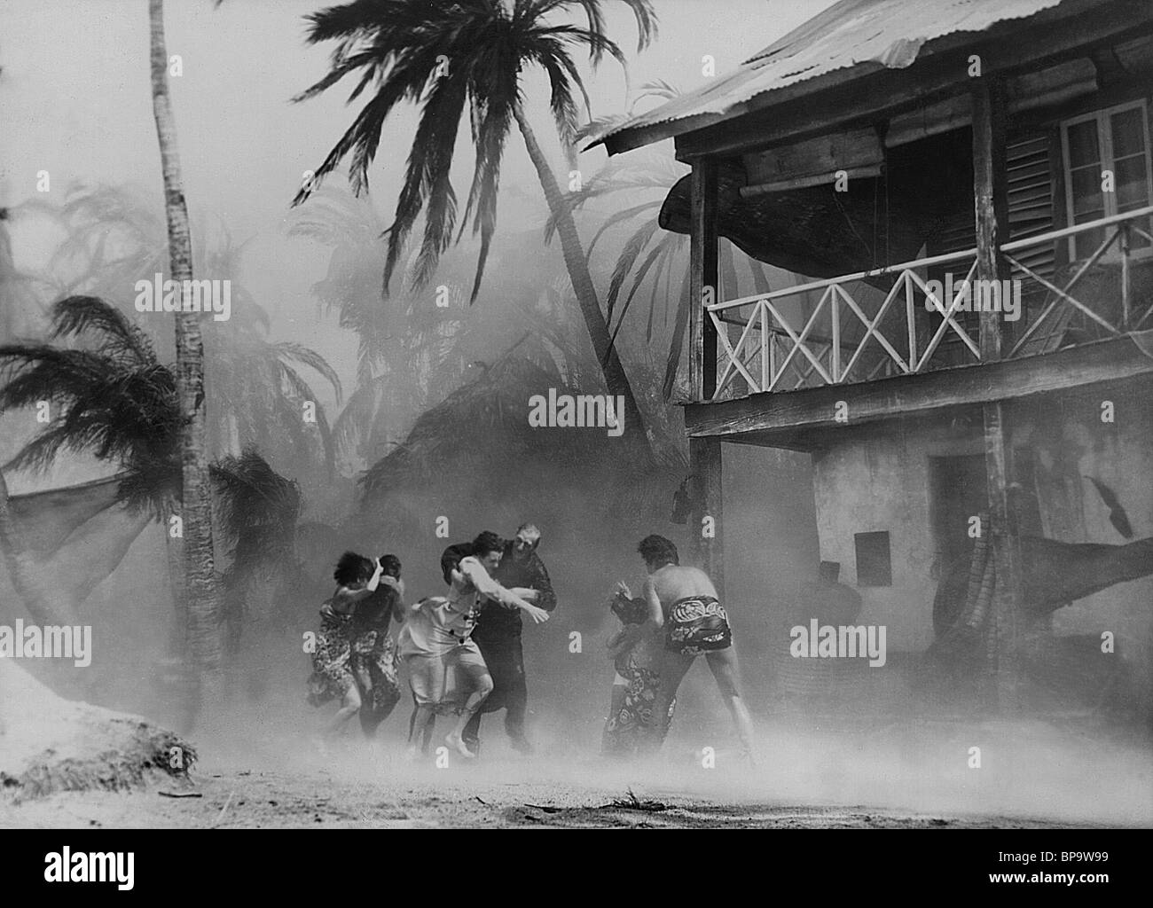 La scène de l'ouragan l'ouragan (1937) Banque D'Images