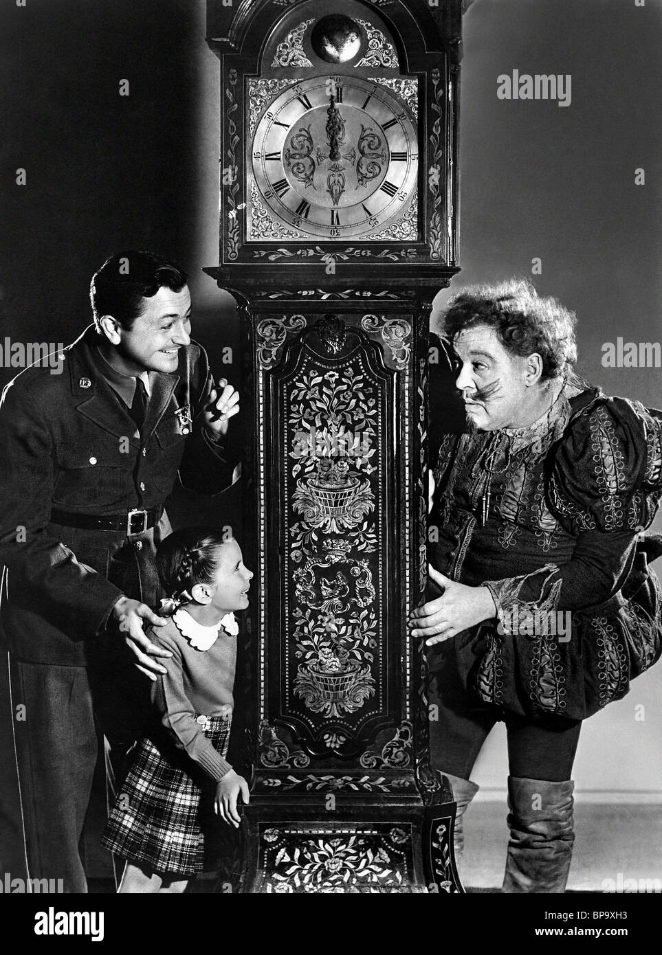 ROBERT YOUNG MARGARET O'BRIEN Charles Laughton l'CANTERVILLE GHOST (1944) Banque D'Images