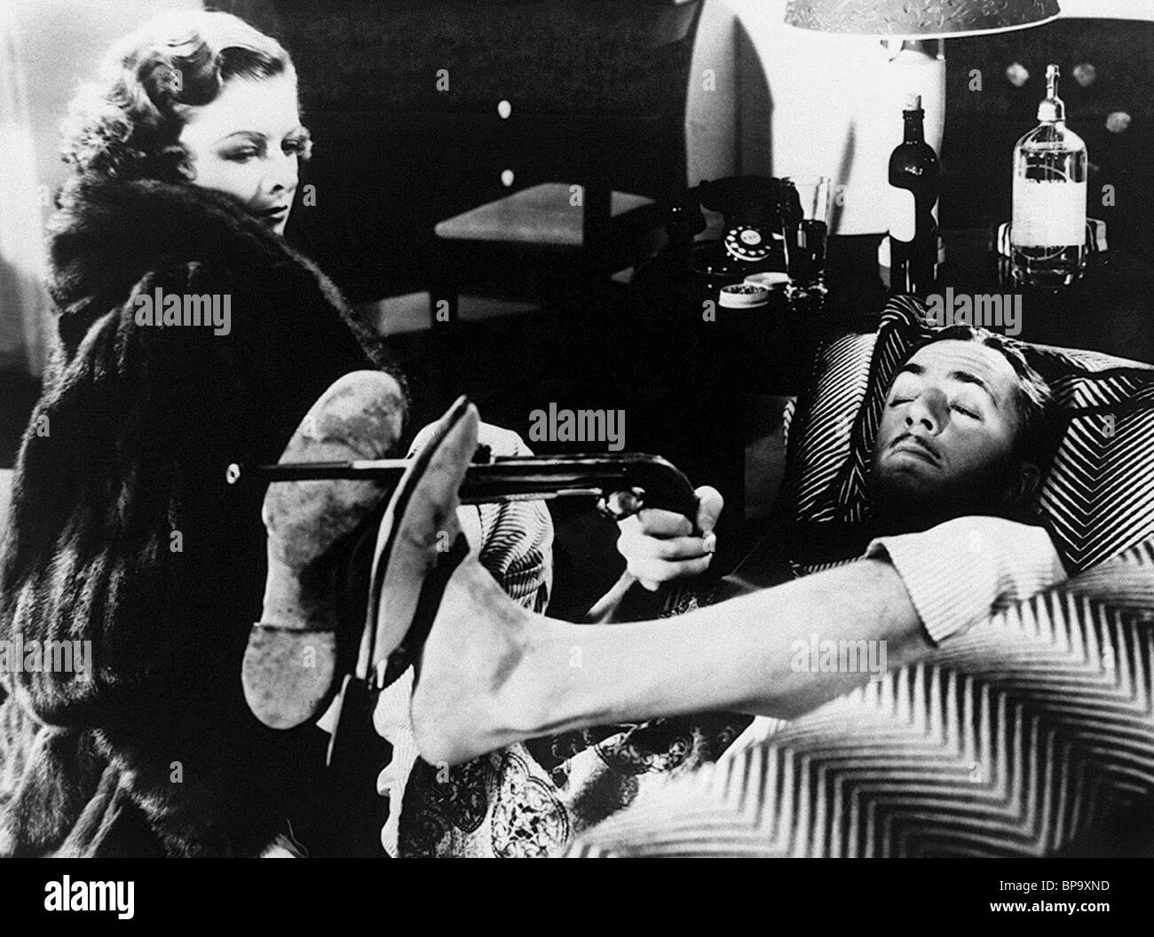 WILLIAM POWELL, Myrna Loy, L'HOMME MINCE, 1934 Banque D'Images