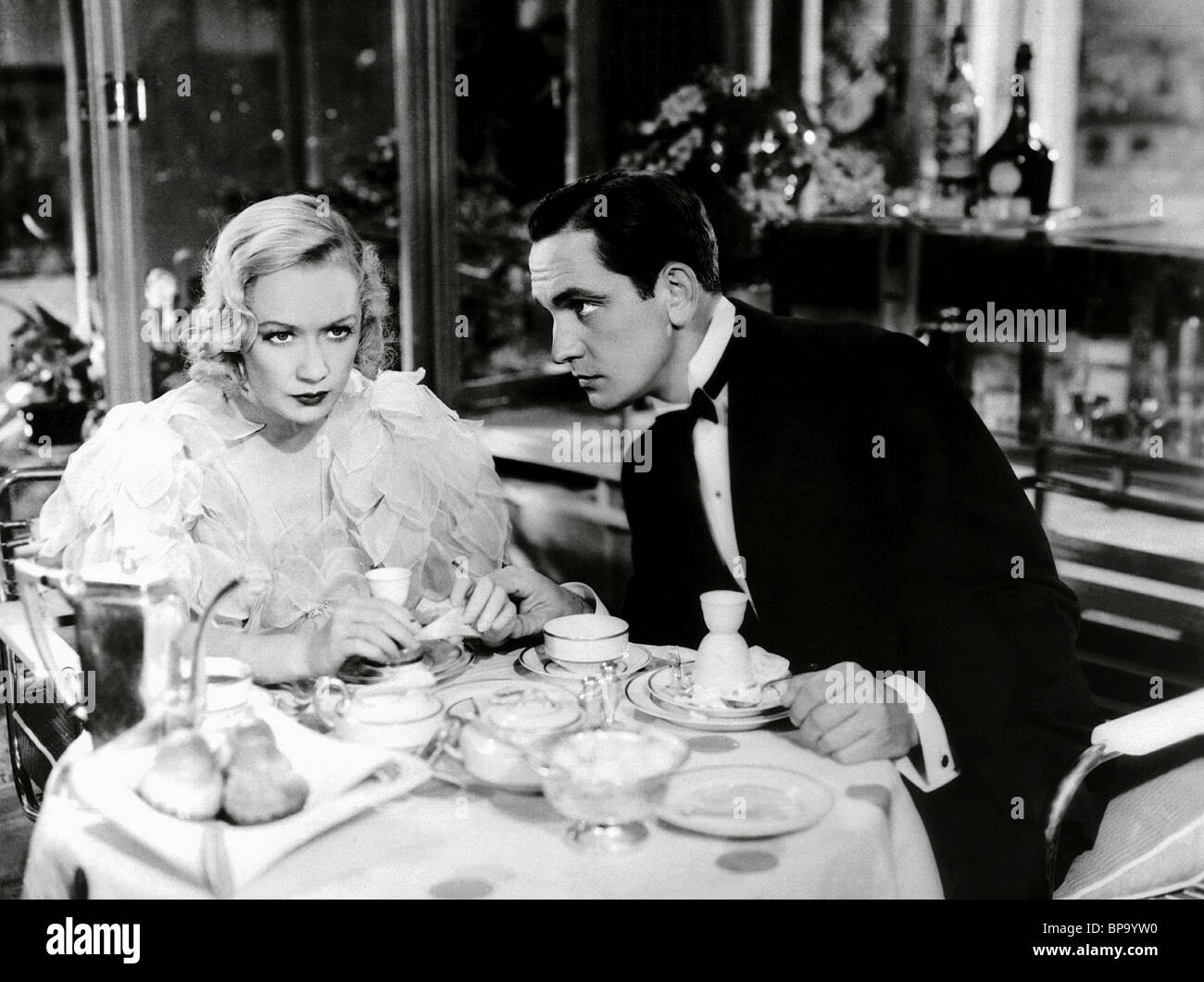 MIRIAM HOPKINS, Fredric March, DESIGN FOR LIVING, 1933 Banque D'Images