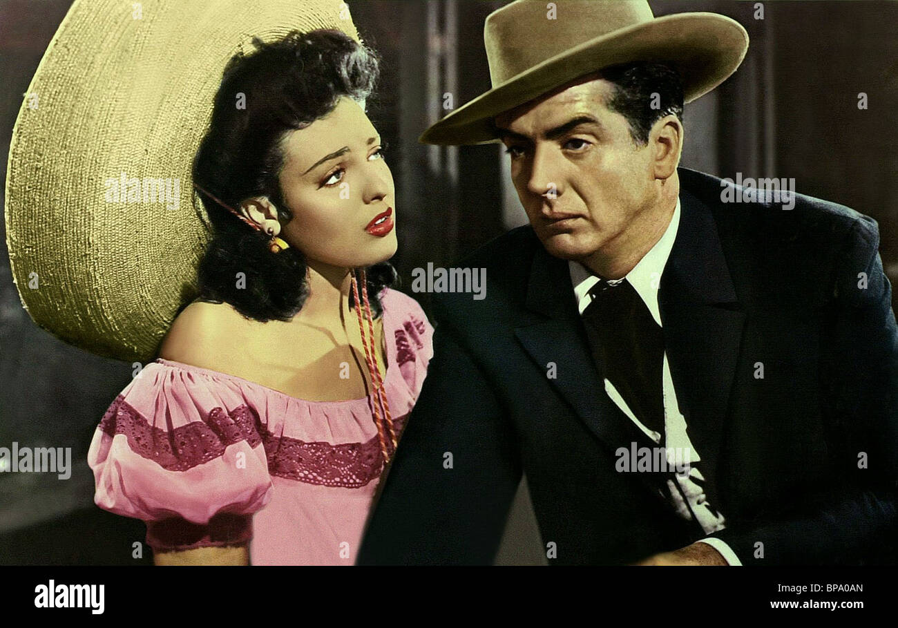 LINDA DARNELL, VICTOR MATURE, MY DARLING CLEMENTINE, 1946 Banque D'Images