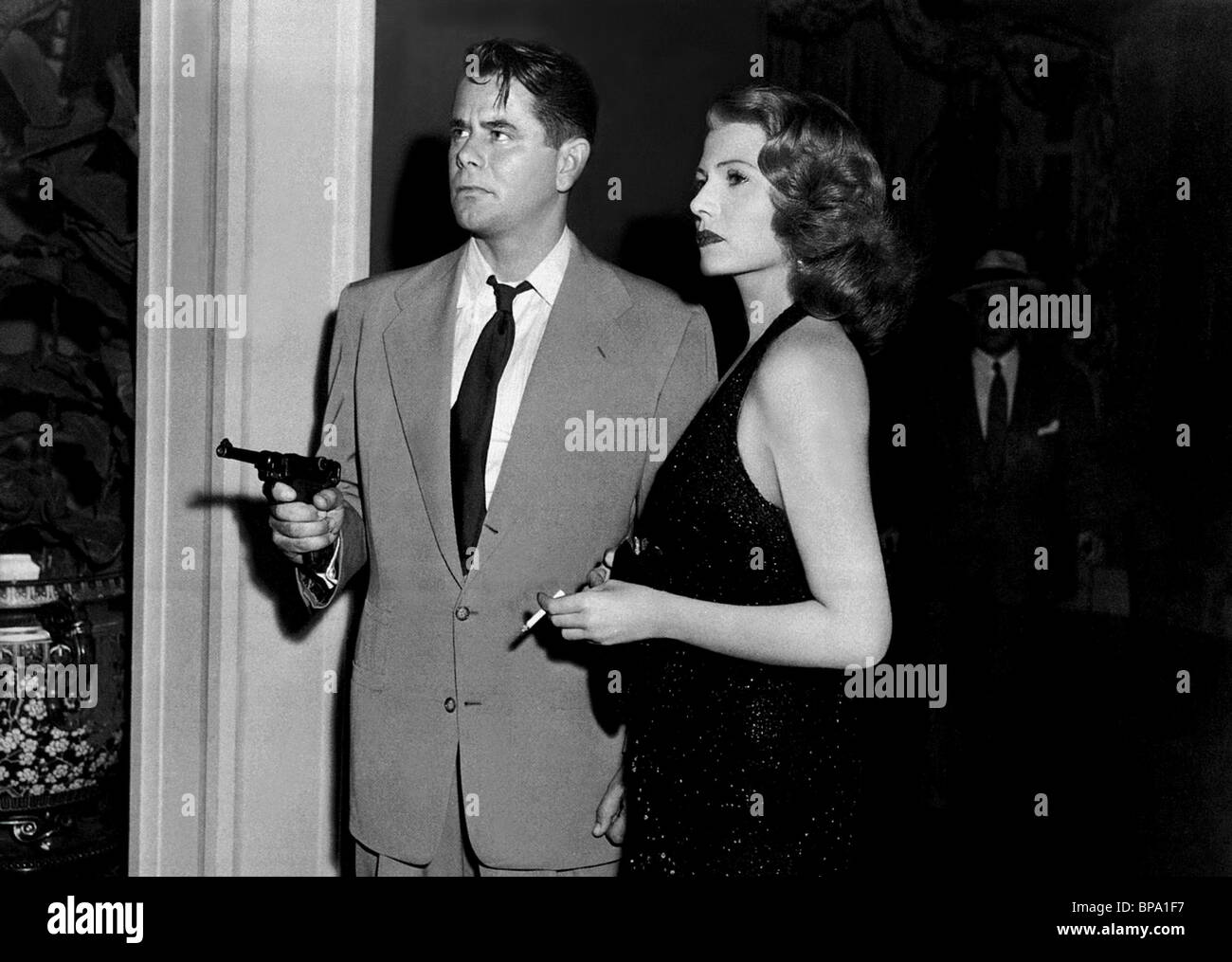 GLENN FORD, Rita Hayworth, À TRINITÉ, 1952 AFFAIRE Banque D'Images