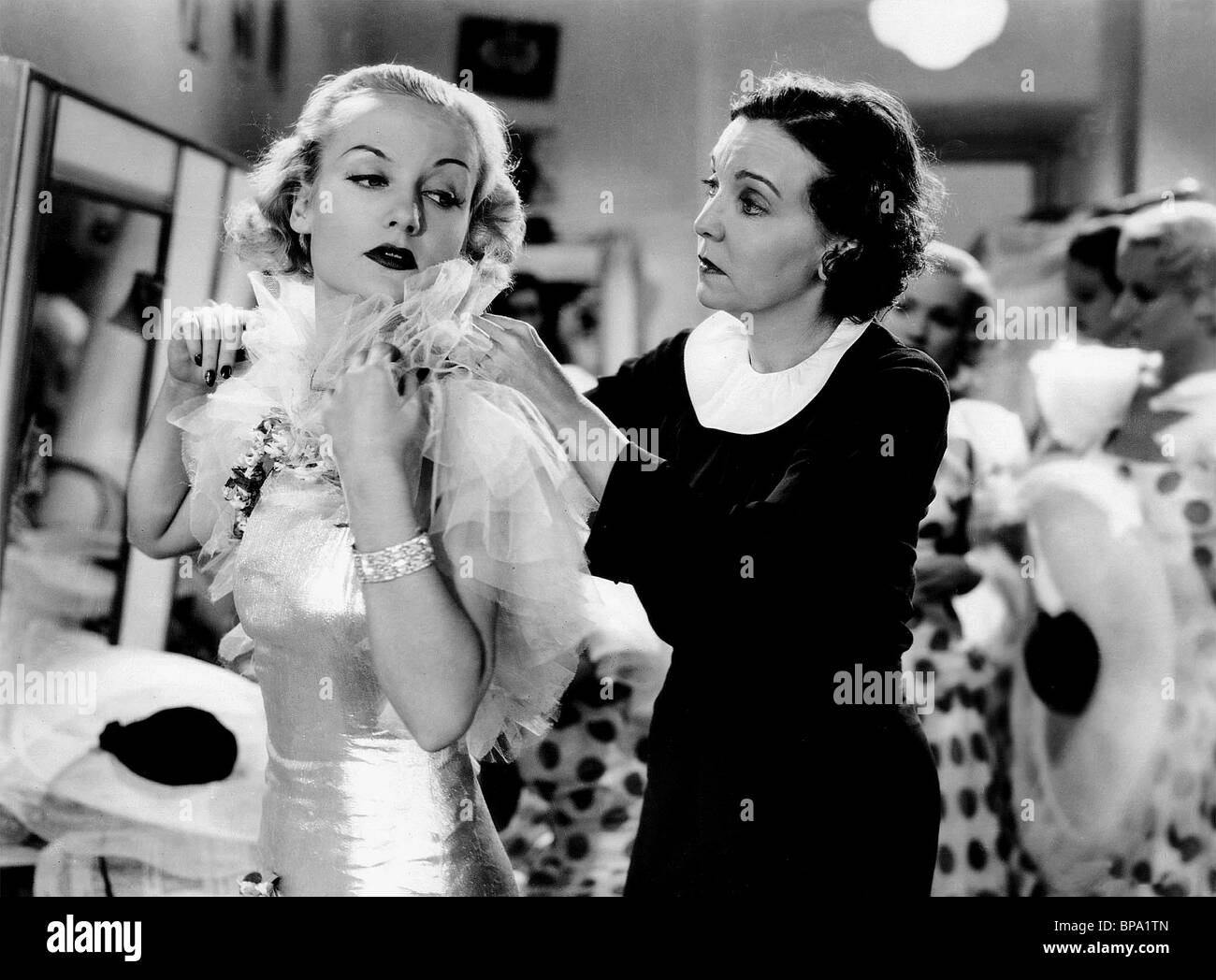 CAROLE LOMBARD LA MARIÉE GAY (1934) Banque D'Images